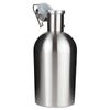 32/64 Ounce Homebrew Beer Growler 304 Stainless Steel Home Brew Beer Flip Top Beer Growler Bottle BPA Free Cap