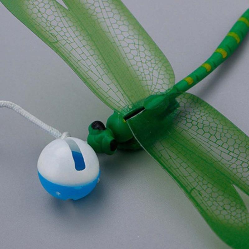 Interactive Cats Teaser Wand Toy With Bells Realistic Dragonflies Design For Kitten Playtimes And Exercise Stick Gift