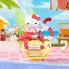 Keeppley  Building Block Summer Party  Splicing Toy Kuromi My Melody Pochacco Model Ornaments Gifts