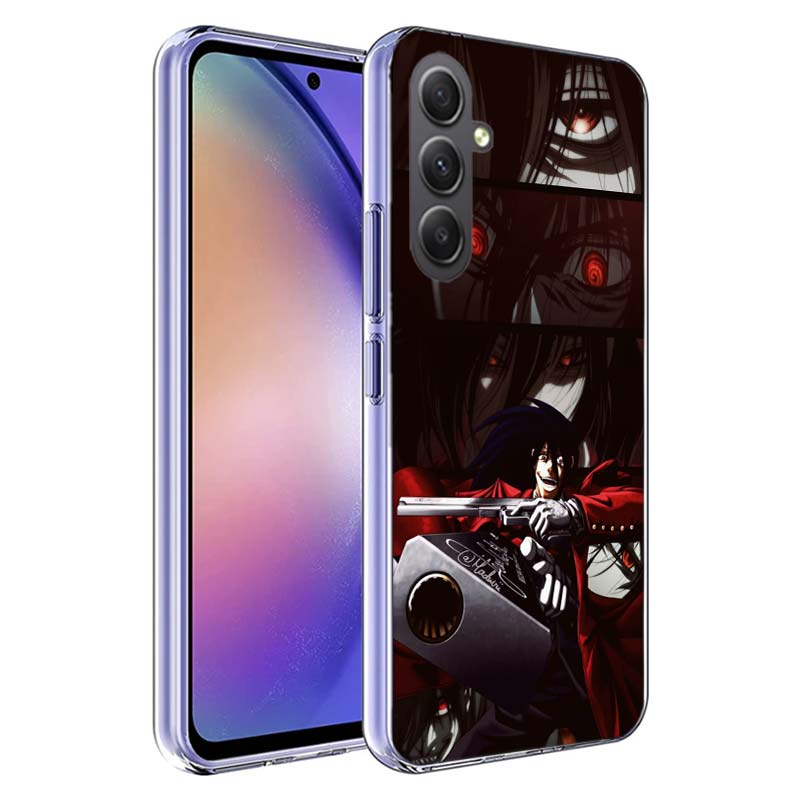 Alucard Helsing Phone Case for Samsung A17 A37 A57 A07 A16 A26 A36 A56 A06 A02S A12 A22 A32 A52S A04S A14 A24 A34 A54 A03 A13 A3
