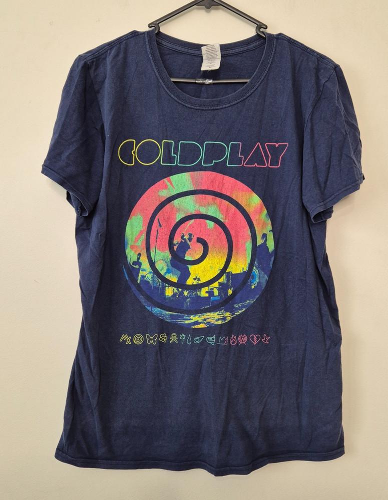 Coldplay Mylo Xyloto Tour 2012 TShirt Tee Size M British Rock Band Music Unisex T-Shirt S