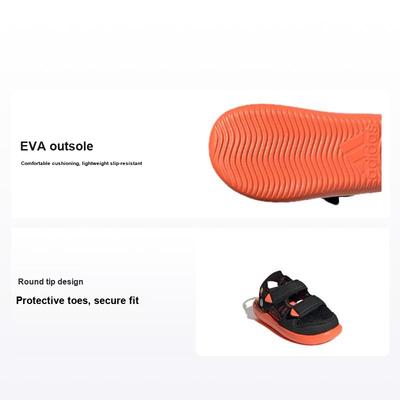 Water Sandal Ct I Non-Slip Shock Absorbing Low Top Sandals Baby Sandals Black Orange GX2479