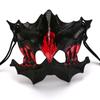 Blood Half-Face Mask Men Dragon Tiger Wolf Mask Horror Halloween Costume Props Skeleton Carnival Mask Party Cosplay Prop