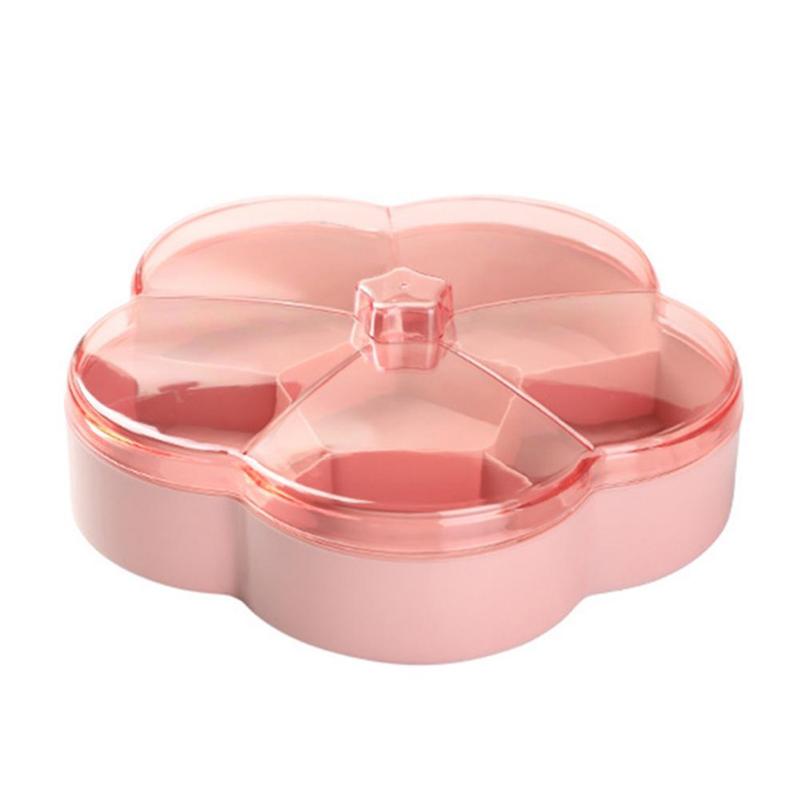 Candy 1/2 Tier Nut Bowl Storage Container Party Snack Box Floral Snack Box