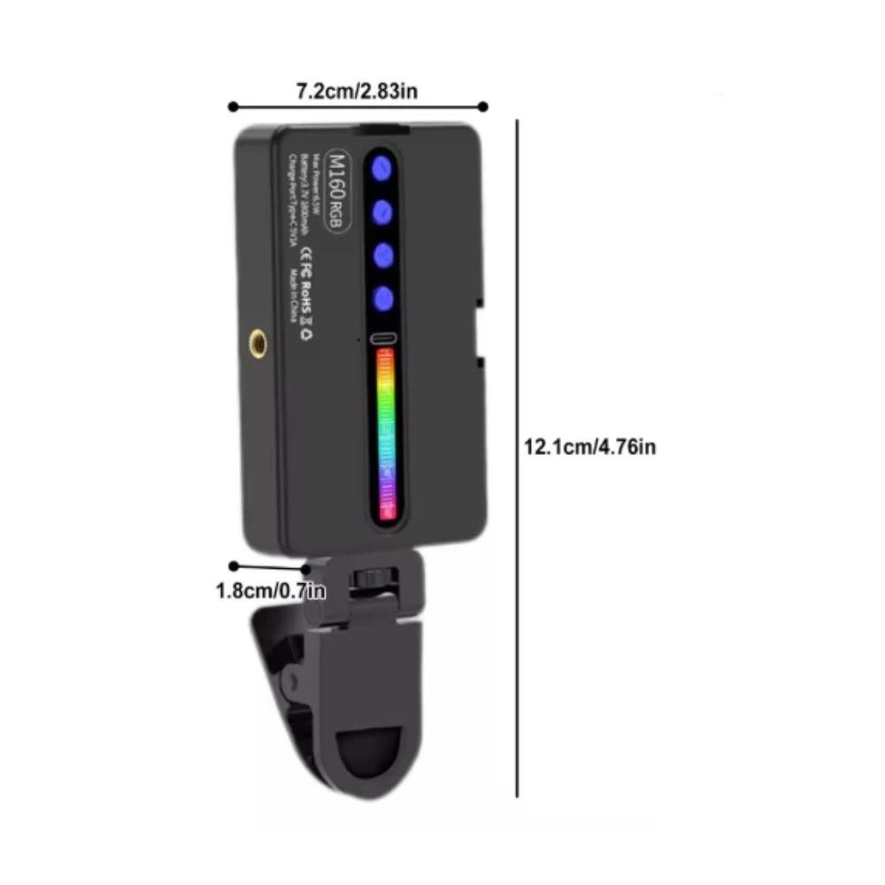 CRI 95+ Photography Fill Lamp Dimmable Camera Light New Design RGB LED Video Light Video Recording