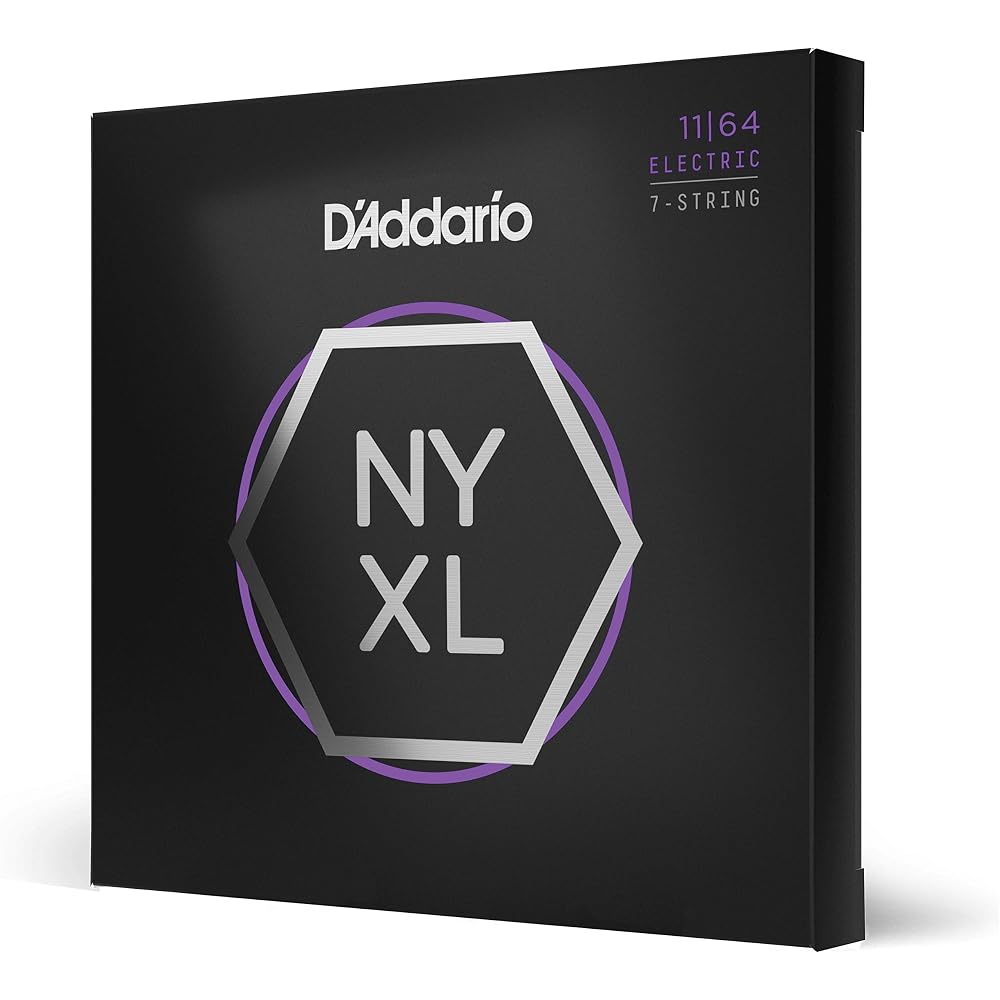 D'Addario Daddario Electric Guitar Strings NYXL Medium 7 Strings .011-.064 NYXL1164 [Domestic Gen...