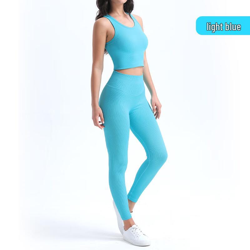 Женский бесшовный спортивный топ-майка с мягкими вставками S