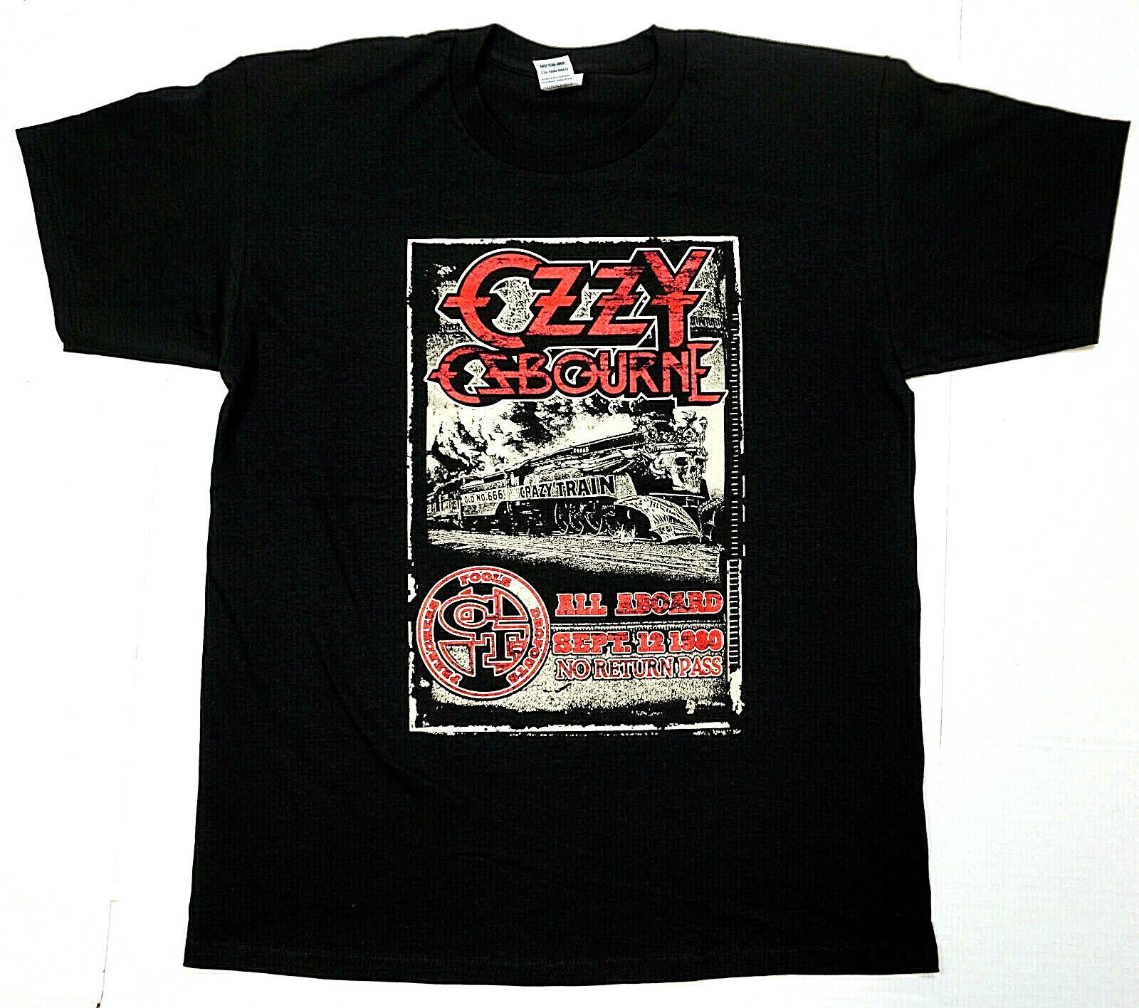 Футболка OZZY OSBOURNE Crazy Train Мужская футболка 4XL