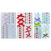 Fashon Butterfly Face Stickers Pearl Temporary Tattoo For Festival Waterproof Stickers Glitter R3E7