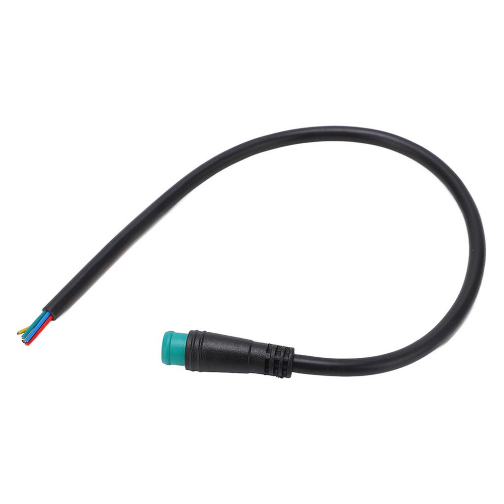 5 Pin Male E Bike Extension Cable 0.8 Feet IP65 Waterproof Portable Instrument Extension Cord for E Scooters AC 200V