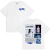 Singer Aitana Cuarto Azul Album Tour Cover T-shirts Men's Fashion Trend High Street T-shirts Women Summer O-Neck Cotton T Shirts