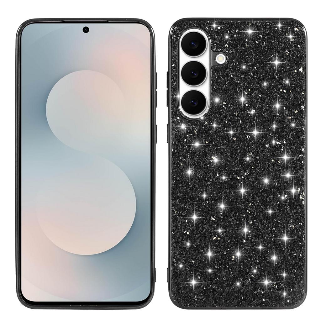 For Samsung Galaxy S26 Case Electroplating TPU + PC Sparkling Glitter Phone Back Cover