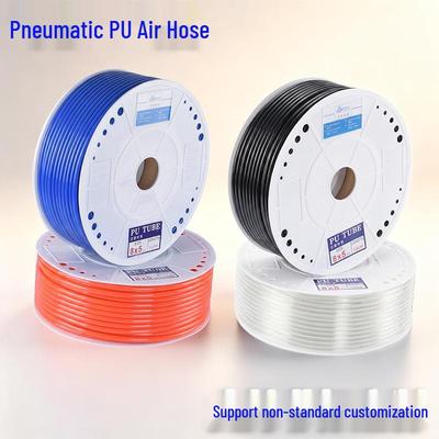 Explosion-Proof Transparent PU High-Pressure Pneumatic Air Hose for Air Compressor Pump, Sizes: 4/6/10/12/14/16mm (8*5)