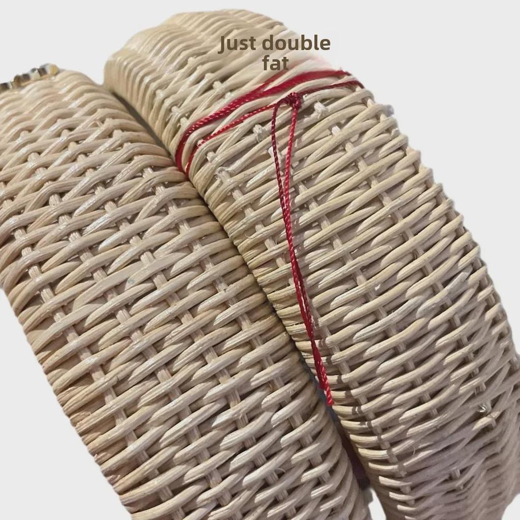 Retro Braided Bamboo Headband - Pure Handmade Summer Hair Accessory, Blogger Recommended
