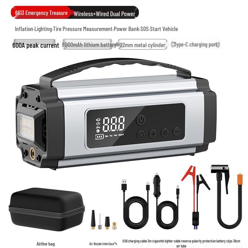Chongteng Multi-functional Car Jump Starter & Tire Inflator Pack