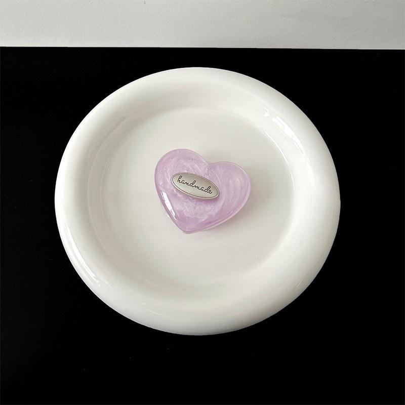 Colorful Heart Magnetic Phone Holder: Luxurious Airbag Design for Easy Viewing