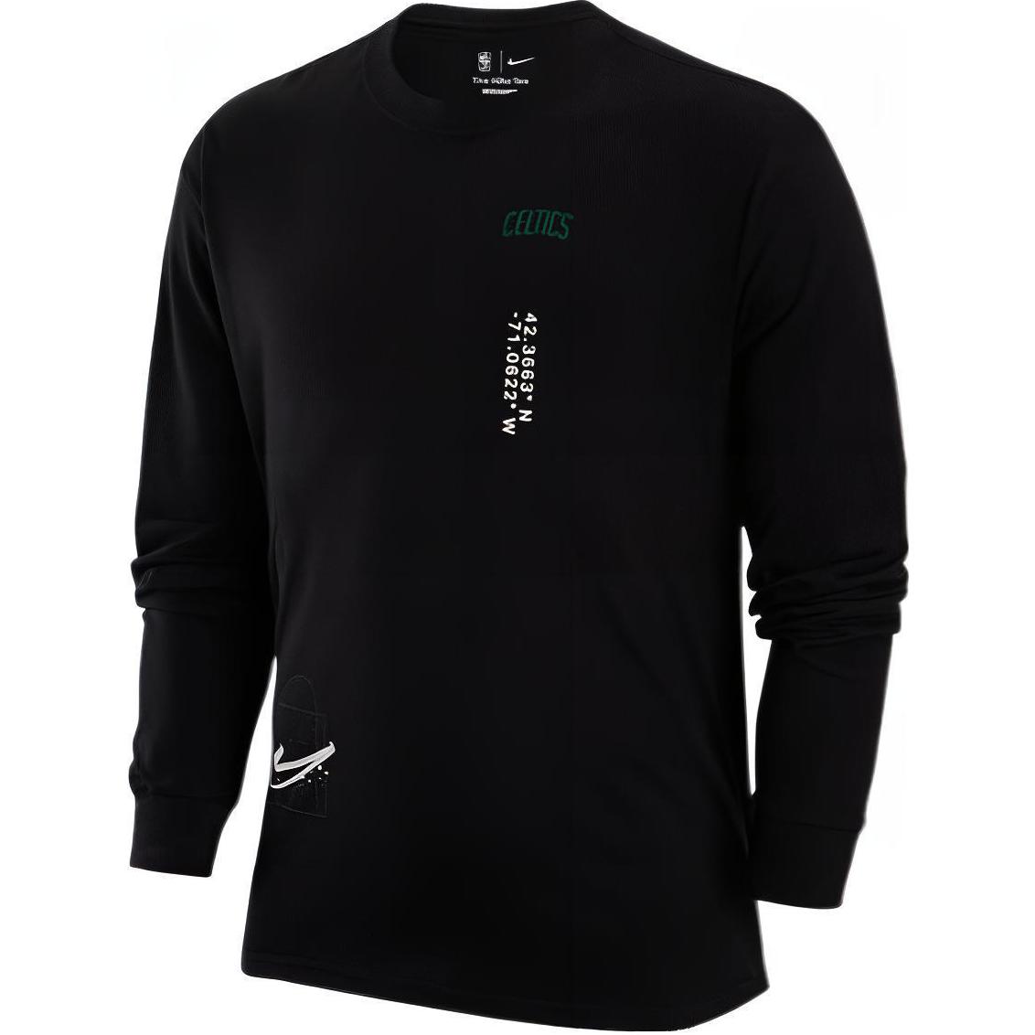 

Nike T Shirts Men s Black Crew Neck Moderate Straight Fit DR6336-010 S