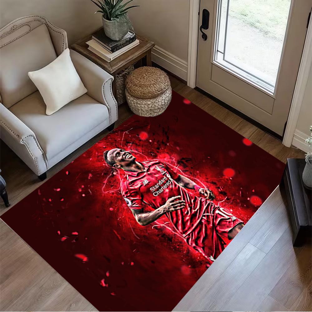 Ronaldo's Iconic Celebration Area Rug Design for Kitchen Living Rooms Outdoor Hallway Antislip Carpet Office home decor Spiritual Gift