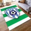 Soccer Emblem Carpet Design suitable as a non-slip mat for the living room or bedroom sofa