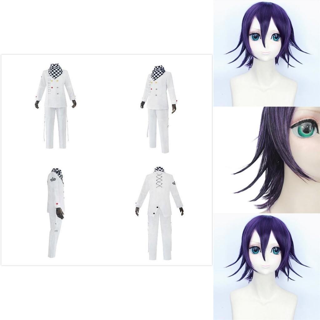 Authentic Danganronpa V3 Ouma Kokichi Cosplay Costume Full School Uniform Set