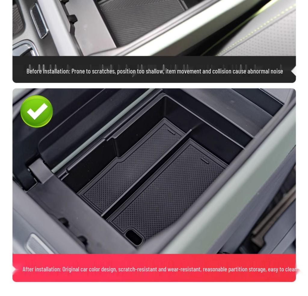 Anti-slip Interior Storage Box for BJ40 Armrest and Center Console