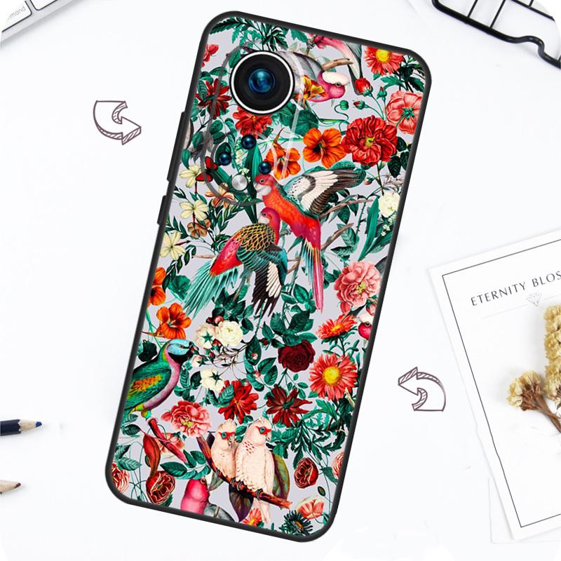 Garden Birds Case For Honor Magic 7 Lite 5 6 Pro Honor 200 50 70 90 Lite X8b X9a X8a X8 X9 X9c X9b Cover