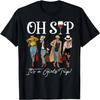 Oh Sip It's A Girls Trip Fun Wine Party Black Women Queen T-Shirt