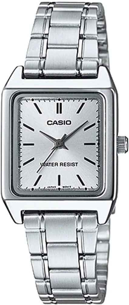 CASIO Standard Quartz Watch Silver Metal Band Overseas Model [Casio] Women s LTP-V007D-7E [Used]
