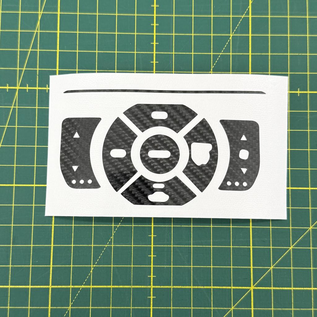 Spacia Custom MK54 Air Conditioner Panel Switch Custom Sheet Carbon