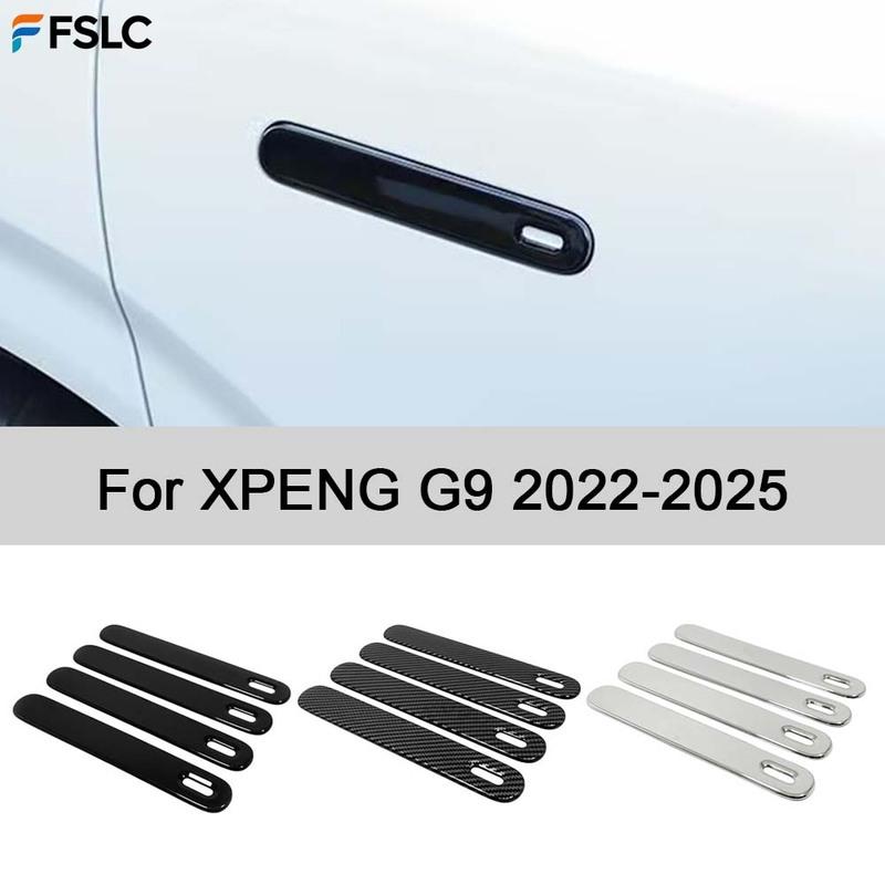 For XPENG G9 Accessory -2025 ABS Car Door Handle Cover Side Door Bowl Protector Trim Decoration Auto Styling