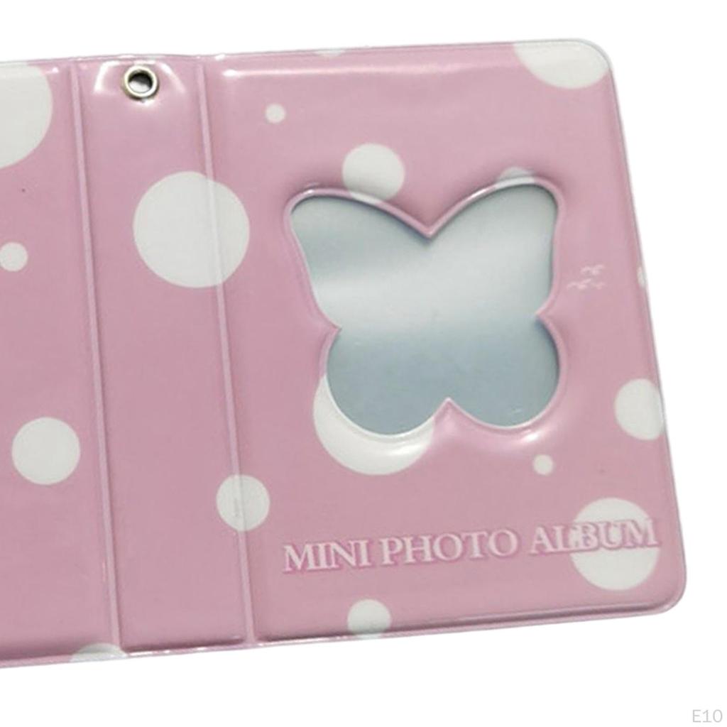 3 inch Card Holder Mini Album for Photos and Cards with 40 Pockets Travel Events