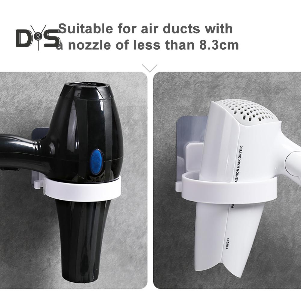 Wild Bluebell Bathroom Wall Mounted Electric Hair Dryer Holder Storage Rack Shelf