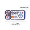 Aufbügelbares besticktes Abzeichen Outdoor-Abenteuer-Design Kosmischer Pilz Astronaut Für Jeansjacke Hut Tasche DIY Personalisierbare Dekoration