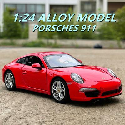 1:24 Porsches 911 Carrera S Toy Alloy Car Diecasts Veículos Modelo de carro em miniatura Modelo de carro em escala para crianças Garagem