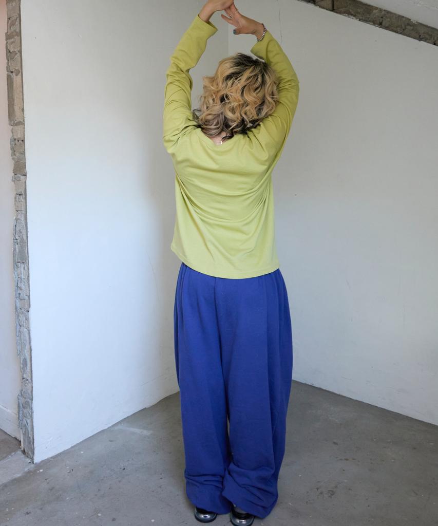 KIKOZY Motion Wide Sweatpants_Blue