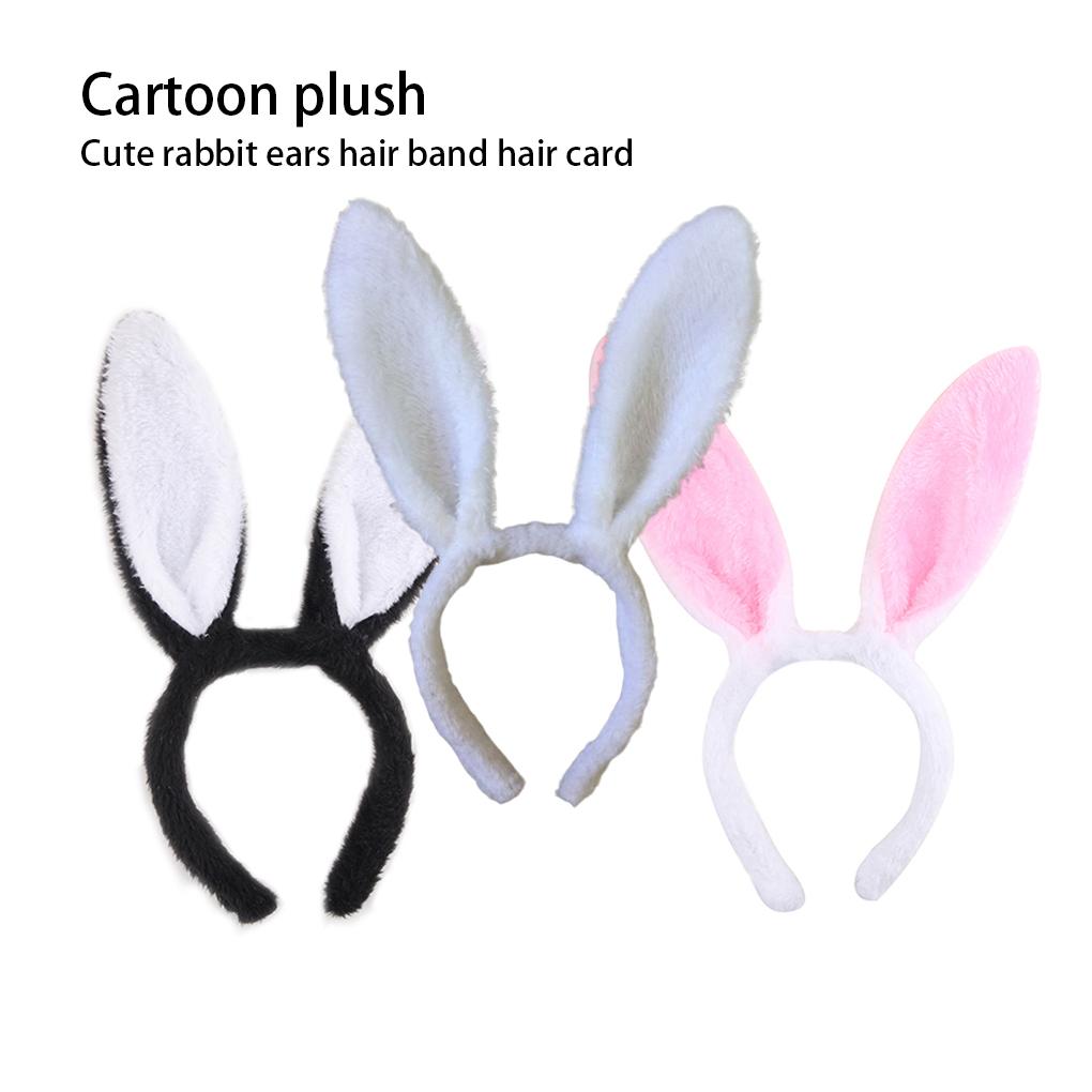 Cute Children Plush Ear Hairband Winter Spring Kids Decorative Headband Party Portable Costume Headwear Head Ornament