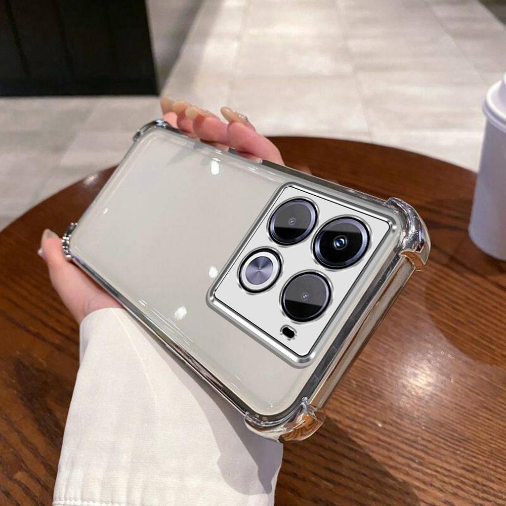 Case for infinix NOTE 40 Pro+ 5G,Pro 5G,Pro 4G Electroplated Color Border Clear Phone Casing Cover