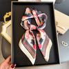 Palace Atmosphere Simulation Silk Printing Silk Scarf Square Scarf High-end Shawl Sunscreen Neck Professional Scarf Headscarf Scarf
