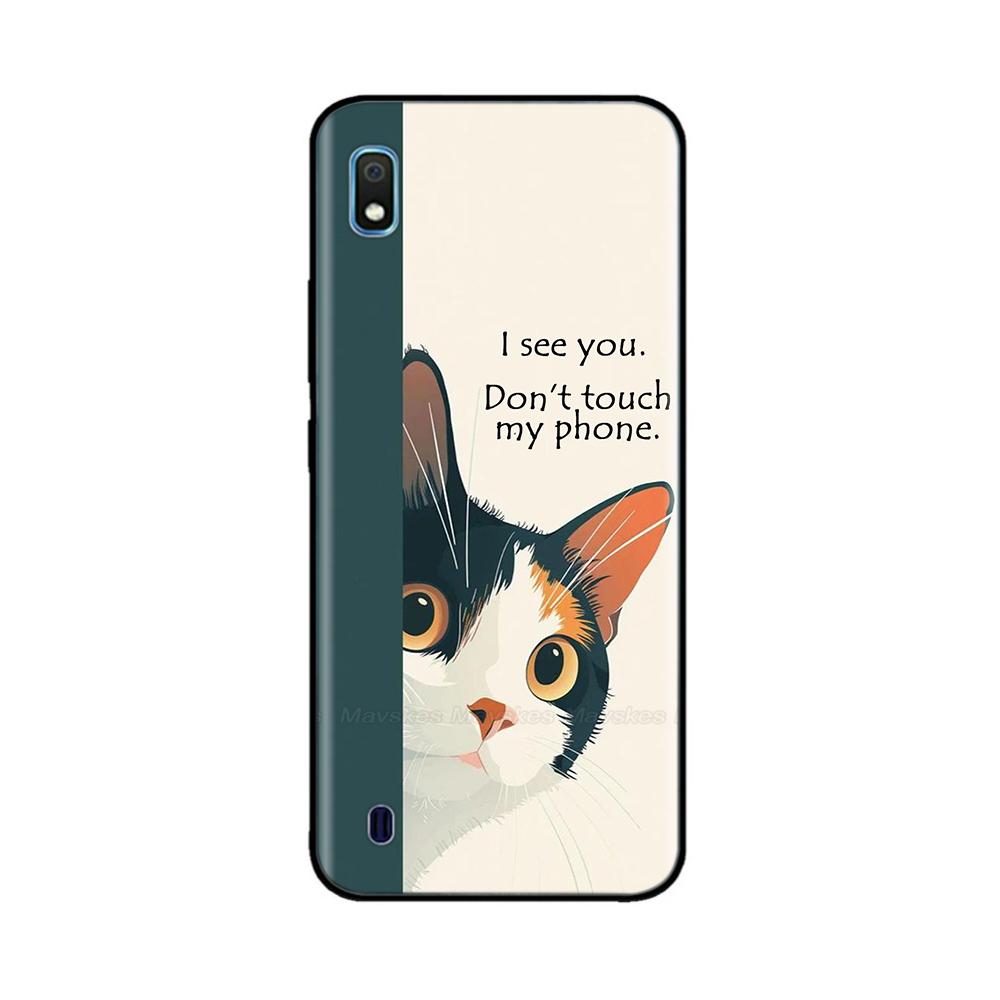 For Samsung Galaxy A10 Case Housing New Design Phone Cover For Samsung A10 Case A 10 SM-A105F Coque Soft Liquid Silicone Covers