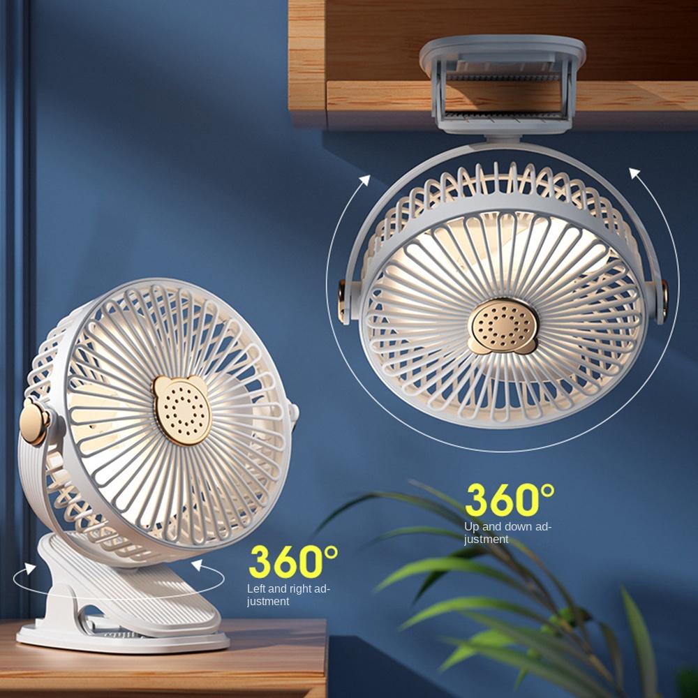 Rotation Desktop Hang Clip Fan Low Noise 3 In 1 Car Cooler Flexible Ceiling Electric Fan  Office