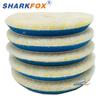 Sharkfox 5-дюймовый набор для полировки Полировальная губка Губка для нанесения автомобильного воска Диск Шерстяной круг Полировальные круги для автомобильного полировщика Уход за автомобильной краской