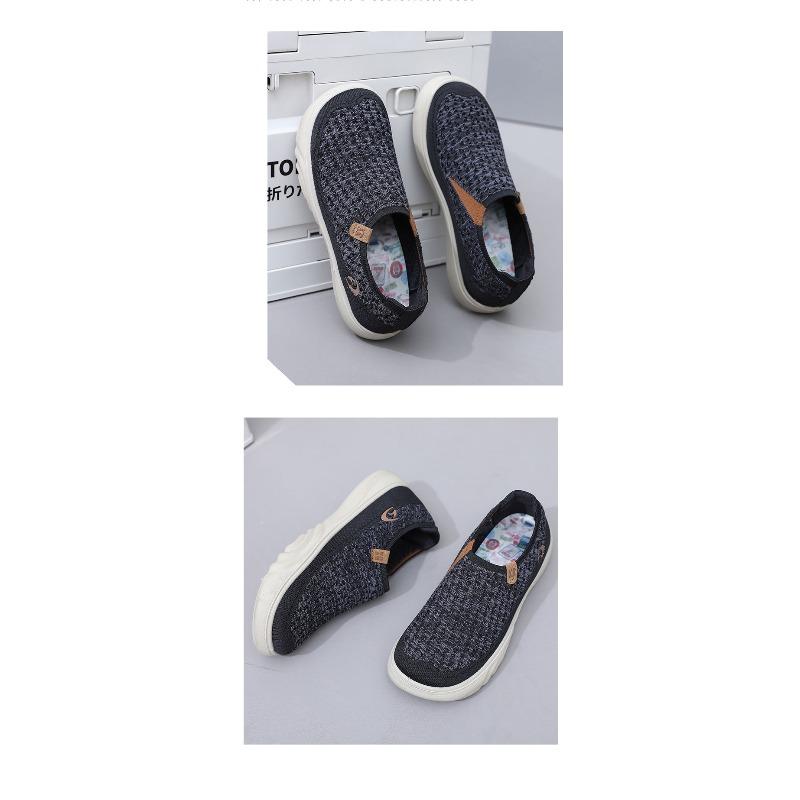 Women's Beijing Style Slip-On Cloth Shoes, Soft Sole Non-Slip Comfort Flats with Cushioned Insole, Breathable Casual Walking Shoes for Women