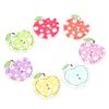 100PCS Sewing Projects Apple Shape Buttons Two Holes Decorative Buttons  For DIY Clothing