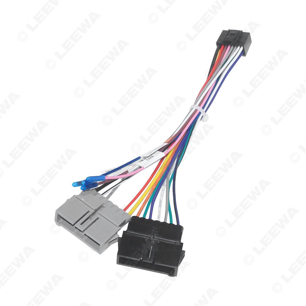 98-04 Jeep Grand Cherokee Android Navigační Obrazovka Napájecí Kabel Audio-Vizuální 16P Zadní Vodič.