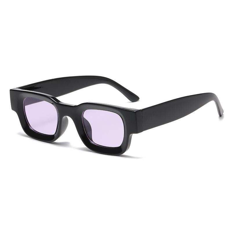 Vintage Designer Square Sunglasses Women Men Luxury Punk Concave Frame Hip Hop Eyewear UV400 Protection