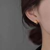 2024 New Arrival Light Luxury Frosted Ear Cuff Earrings for Women in 925 Sterling Silver