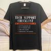 Plus Size Summer For Him T Shirt Tech Support Checklist Before You Bother Me Is It Plugged In Is It Turned On Are You Sure