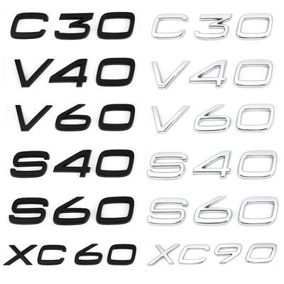 3D AWD T3 T5 T6 T8 Logo Emblème Badge Autocollant De Voiture pour C30 V40 V60 S40 S60 XC60 XC90 XC40 S80 S90 S80L S60L Style De Voiture