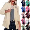 Women's Fashion Casual Solid Color Long Sleeve Coat