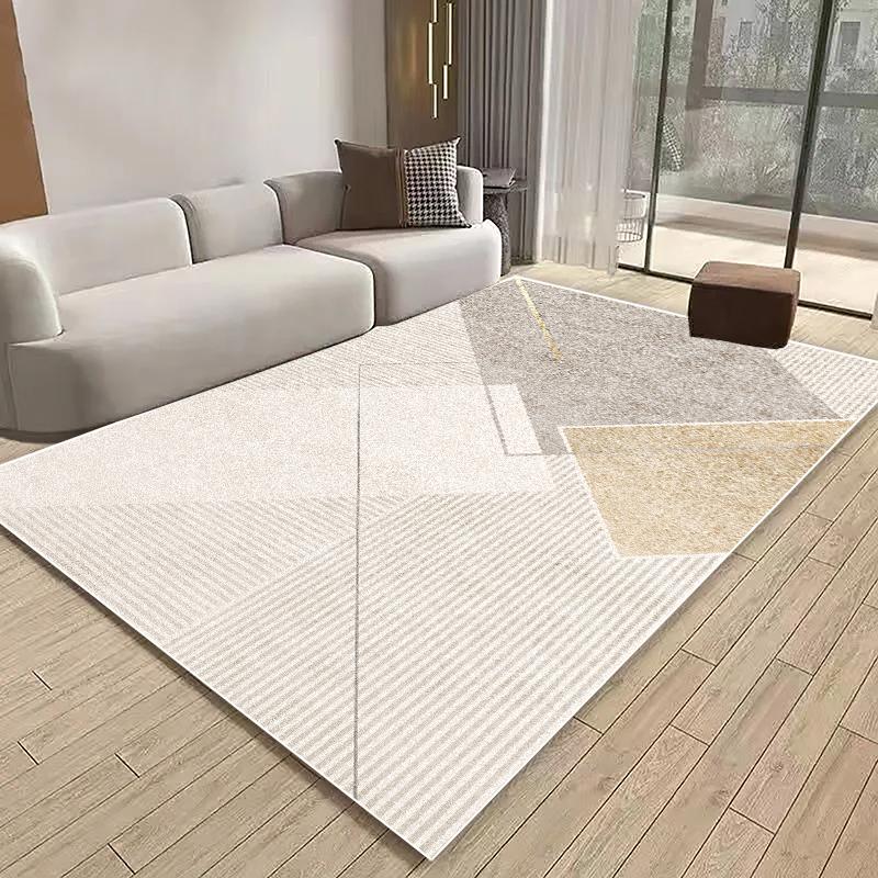 Modern Simple Carpet for Living Room Large Area Decoration Rug Non-slip Bedroom Lounge Light Luxury Rugs Washable Sofa Table Mat